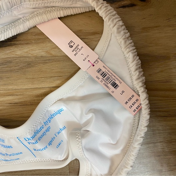 NWT VS ruched bikini bottoms large - Picture 4 of 8